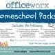 Officeworx Homeschool packs