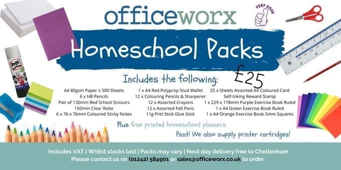Officeworx Homeschool packs